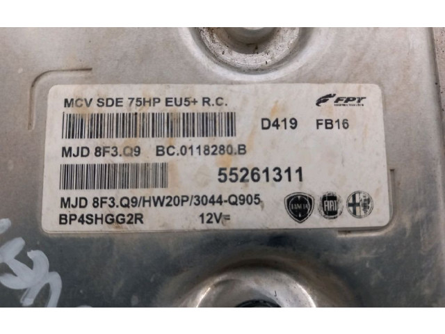 Блок управления двигателя 1610873280, 1610873280   Citroen Nemo