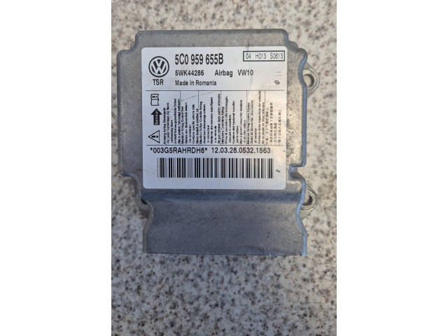 Блок подушек безопасности 5C0959655B, 5WK44286 Skoda Yeti (5L)