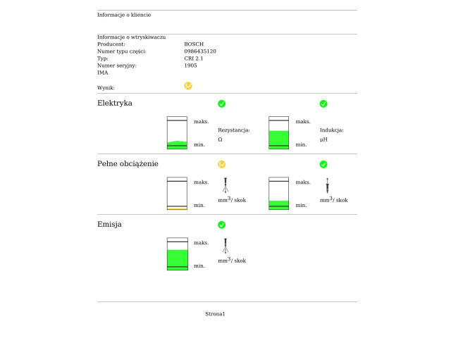 Форсунка 36051165, 36051165 Volvo V70 9186946A D5244T2