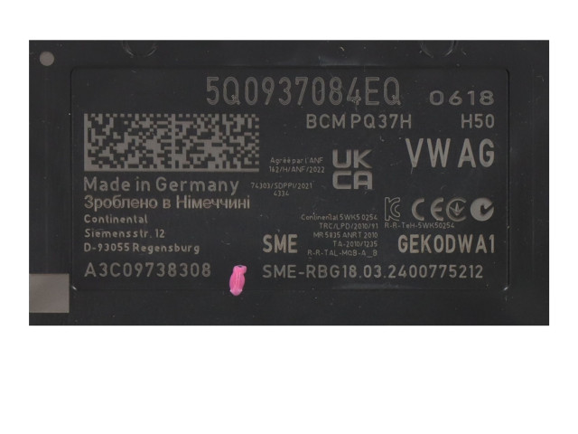 Модуль управления BSM 5Q0937084EQ Audi Q3 F3