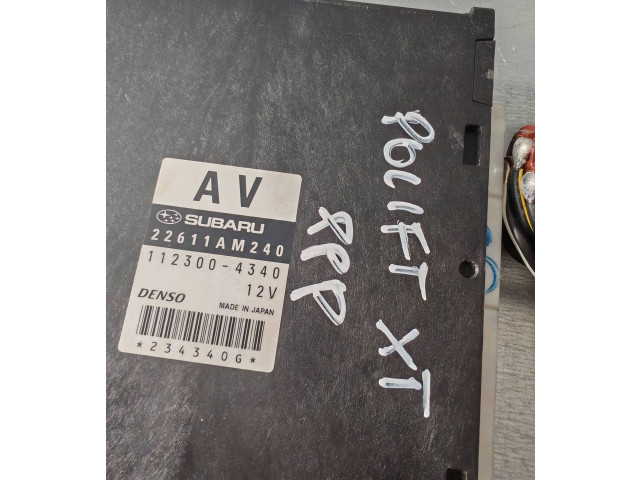 Комплект блоков управления 22611AM240, 1123004340   Subaru Forester SG
