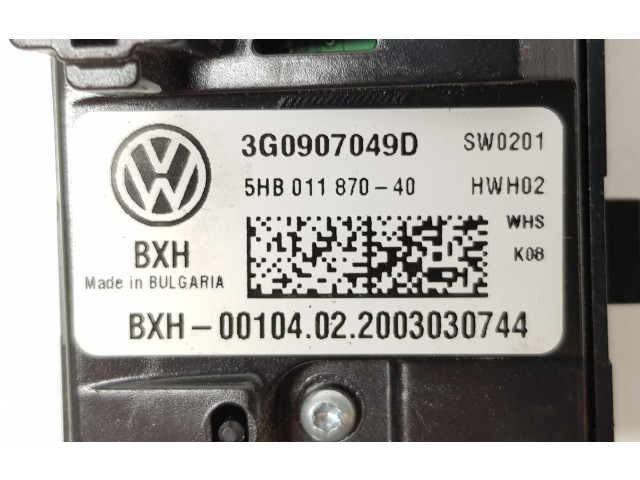 Блок управления климат-контролем 3G0907049D, 3G0907049D   Cupra Leon