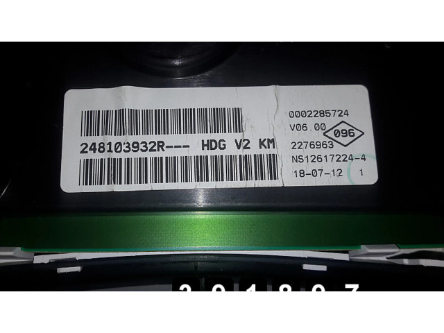 Панель приборов Dacia Lodgy