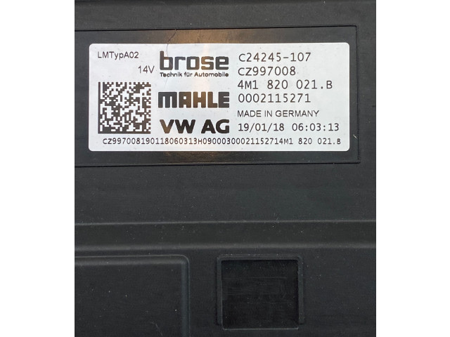 Вентилятор печки 4M1820021B, 0002115271 Audi Q5 SQ5