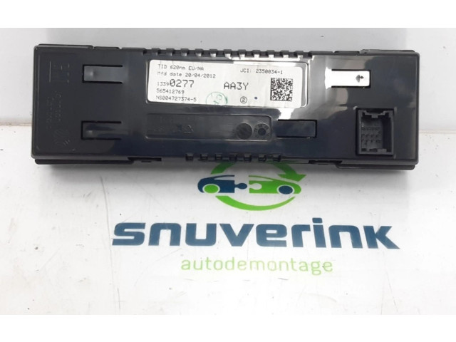 Дисплей 13390277, 13390277 Opel Meriva B