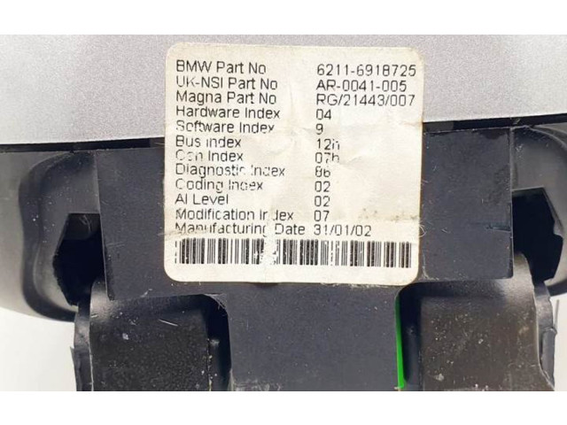 Панель приборов 6918725   Mini One - Cooper R50 - 53       