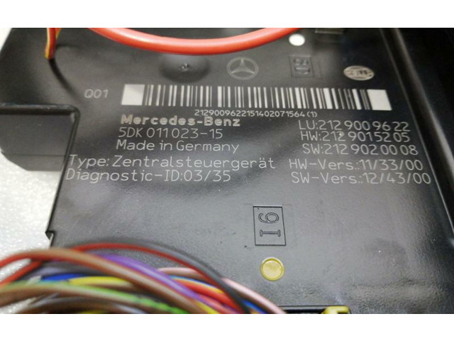 Pojistková skříňka A2129009622, A2129009722 Mercedes-Benz E W212 2013
