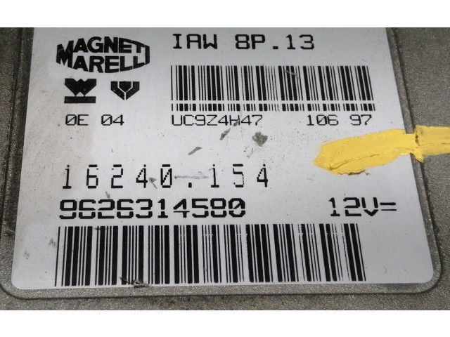 Блок управления двигателя 9626314580, 16240154   Citroen Xantia