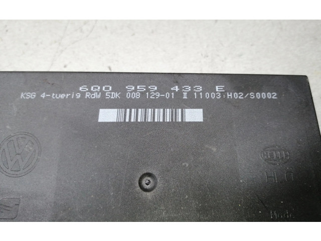 Блок комфорта 6Q0959433E   Skoda Fabia Mk1 (6Y)   