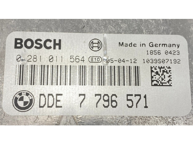 Блок управления двигателя 7796571, 0281011564 BMW X3 E83