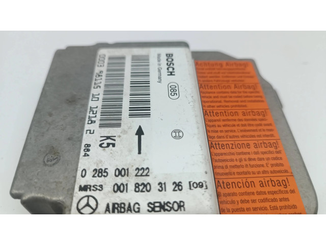 Блок подушек безопасности 0018203126, 0285001222   Mercedes-Benz A W168
