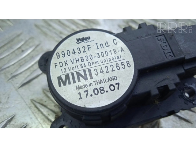 Двигатель задвижки потока воздуха