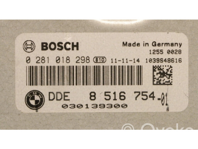 Řídící jednotka 0281018298 BMW 7 F01 F02 F03 F04 2011