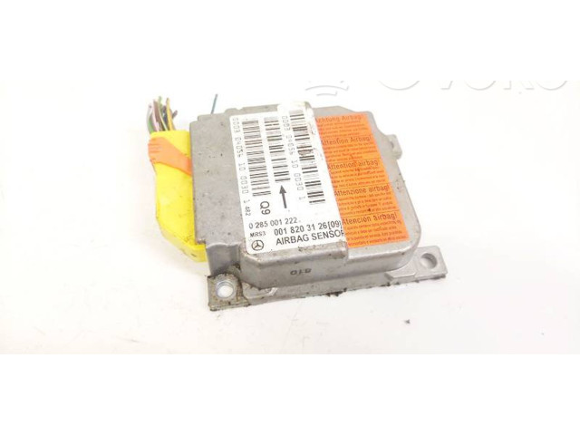 Блок подушек безопасности 0285001222, 0018203126   Mercedes-Benz A W168