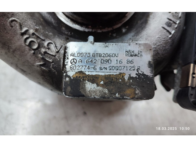 Turbodmychadlo Турбина A6420901686 Mercedes-Benz ML W166 OM642826