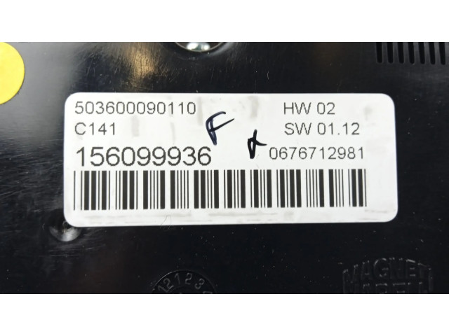 Блок управления климат-контролем 156099936 Alfa Romeo Giulietta