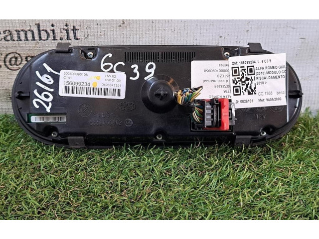 Блок управления климат-контролем 156099234, 156099234 Alfa Romeo Giulietta