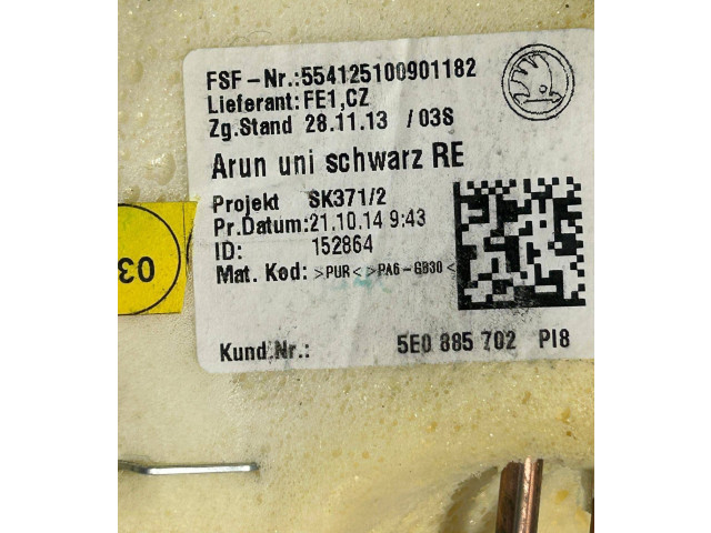 Подушка безопасности в сиденье 5E0885702, 34041 Skoda Octavia Mk3 (5E)