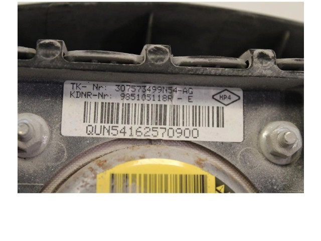 Подушка безопасности водителя 985105118R Dacia Dokker