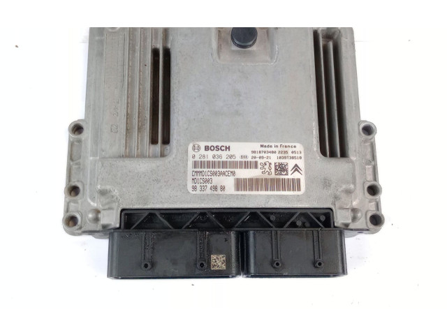 Řídící jednotka 0281036205, 9833749880 Peugeot 2008 II 2020