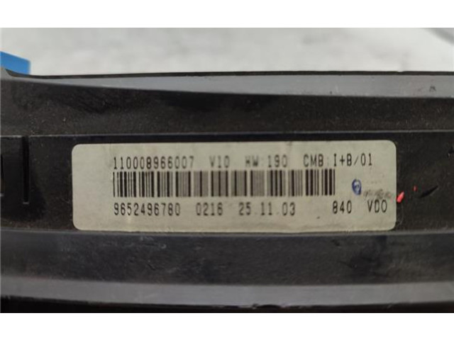 Панель приборов 9652496780, 9652496780   Citroen Xsara Picasso       