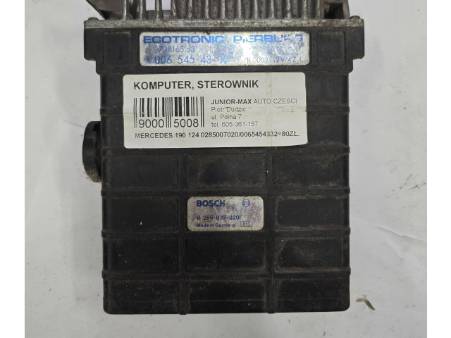 Блок управления двигателя 0285007020, A065454332   Acura ILX