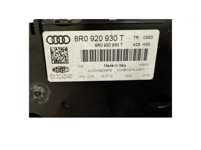 Панель приборов 8R0920930T, 503002425430   Audi Q5 SQ5       