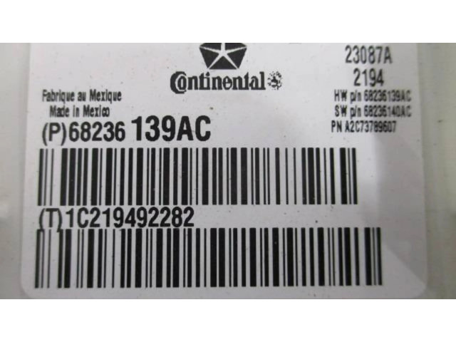 Блок комфорта P68236139AC, 68236139AC Jeep Grand Cherokee