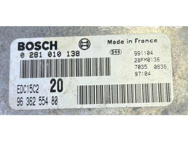 Řídící jednotka RHY Citroen Berlingo 2000