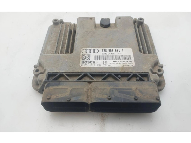 Блок управления двигателем Блок управления 03G906021T   Audi A3 S3 A3 Sportback 8P