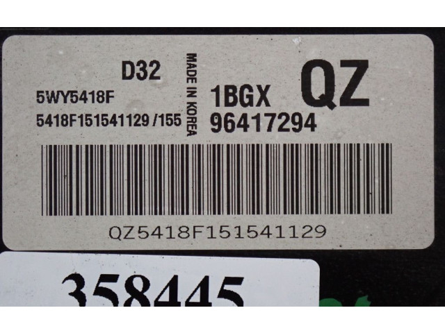 Блок управления двигателем Блок управления 96417294, 96417294   Chevrolet Spark