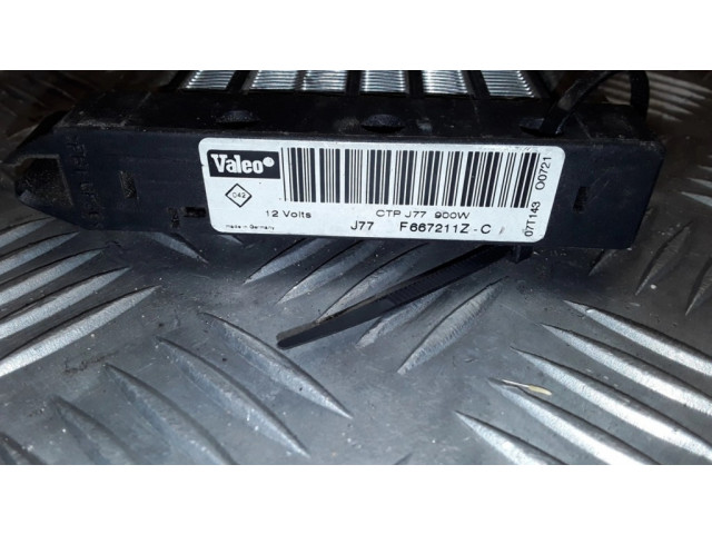 Электрический радиатор печки салона