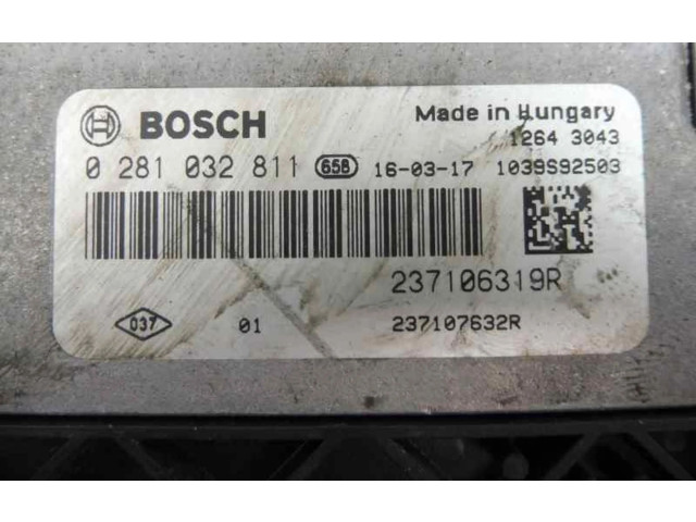 Блок управления двигателя 237106319R, 0281032811 Dacia Logan Pick-Up