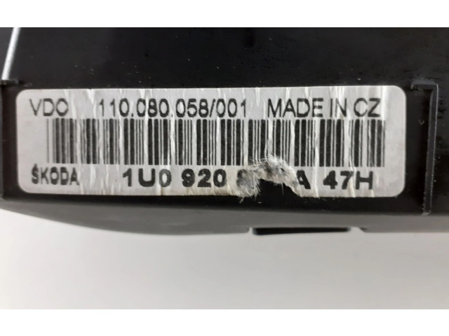 Панель приборов 1U0920800A, E509E346416U176   Skoda Octavia Mk1 (1U)       