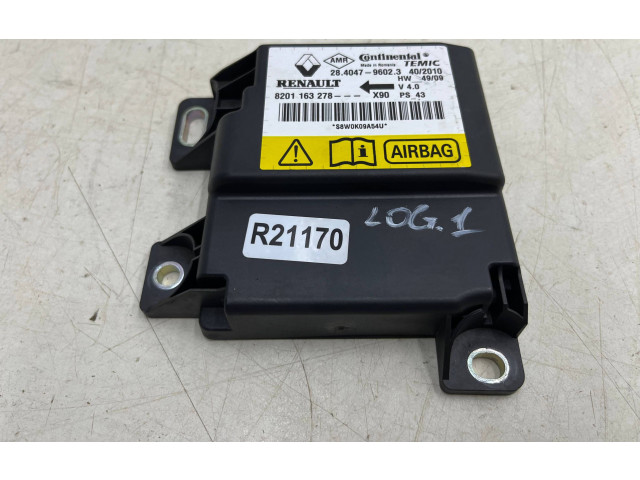Блок подушек безопасности 8201163278   Dacia Logan VAN