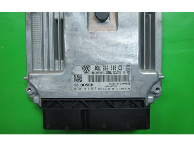 Řídící jednotka 03L906018CD, 0281016517   Volkswagen Tiguan 2009