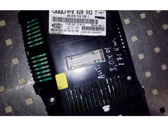 Přístrojová deska Audi A6 Allroad C6 2007 4F0920982T