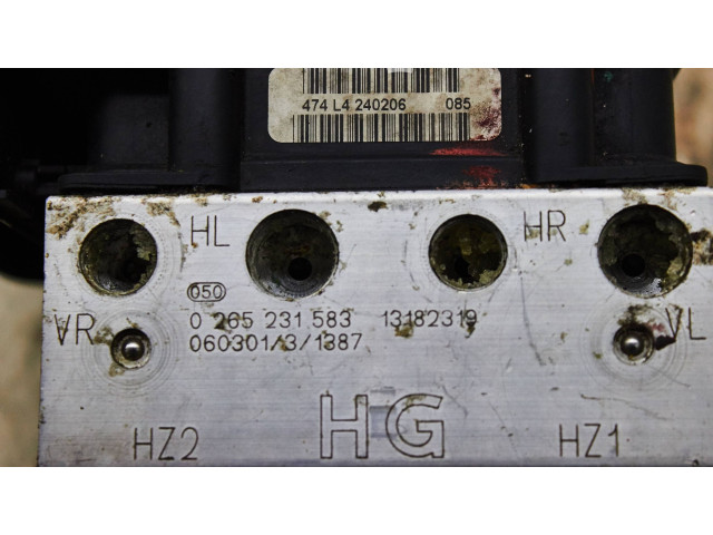 Блок АБС 0265800443, 0265231583   Opel  Combo C  2001 - 2011 года