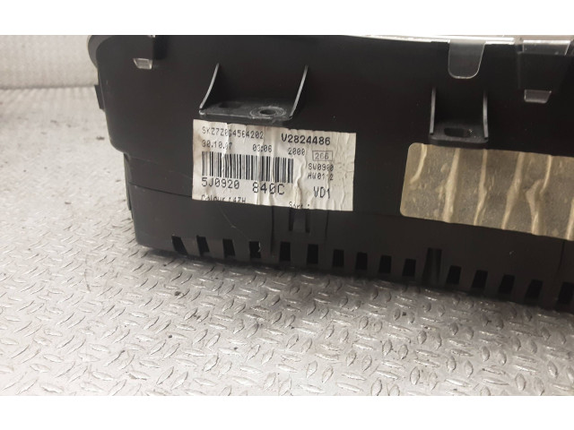 Панель приборов V2824486 Skoda Fabia Mk2 (5J)