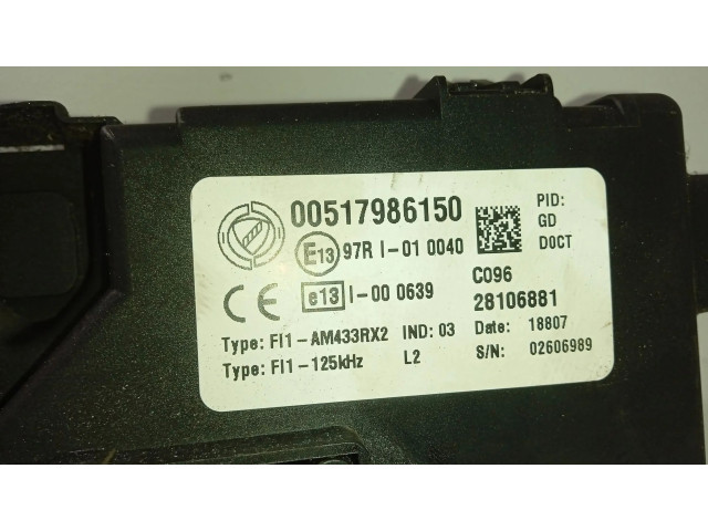 Блок управления 00517986150, 28106881 Fiat Grande Punto