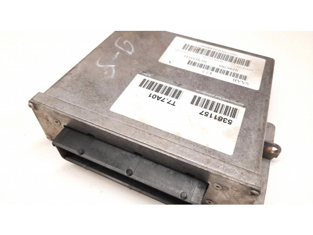 Блок управления двигателя 9198789, 5381157   Saab 9-5