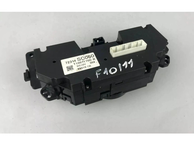 Блок управления климат-контролем 72311SC060   Subaru Forester SH