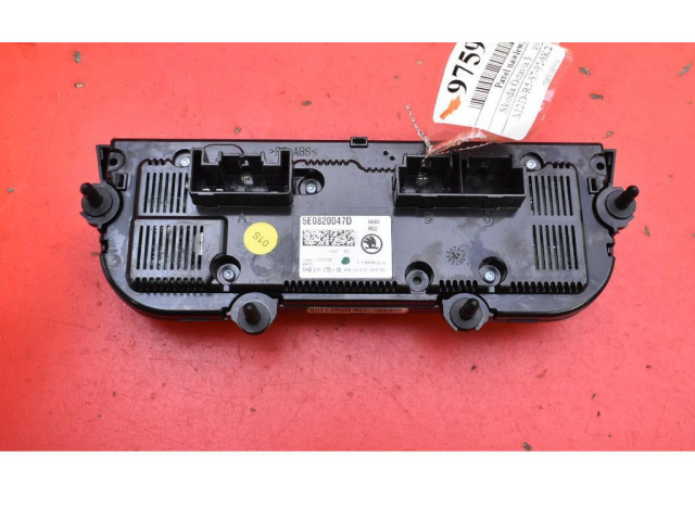 Блок управления климат-контролем 5E0820047D, 5E0820047D   Skoda Octavia Mk3 (5E)