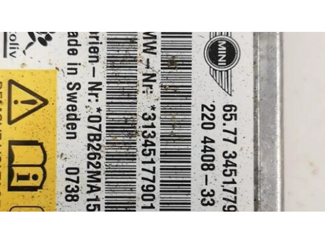 Блок подушек безопасности 6577345177901 Mini One - Cooper Coupe R56