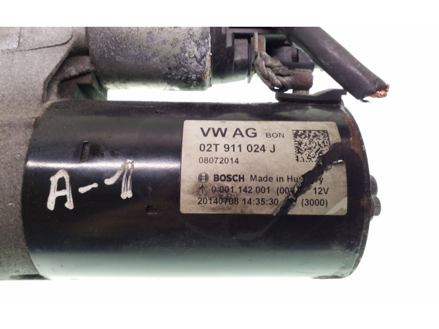 Стартер  02T911024J, 0001142001   Audi A1