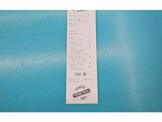 Генератор A2TB1298, IMPRK1368474 Mazda Premacy