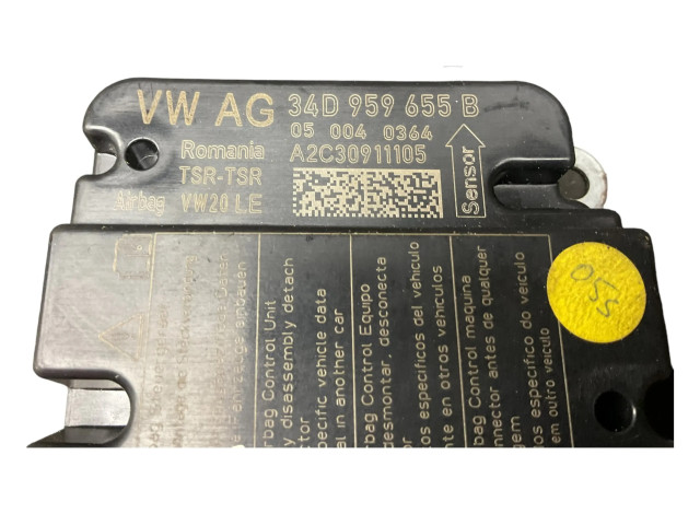 Блок подушек безопасности 34D959655B, 050040364 Skoda Rapid (NH)