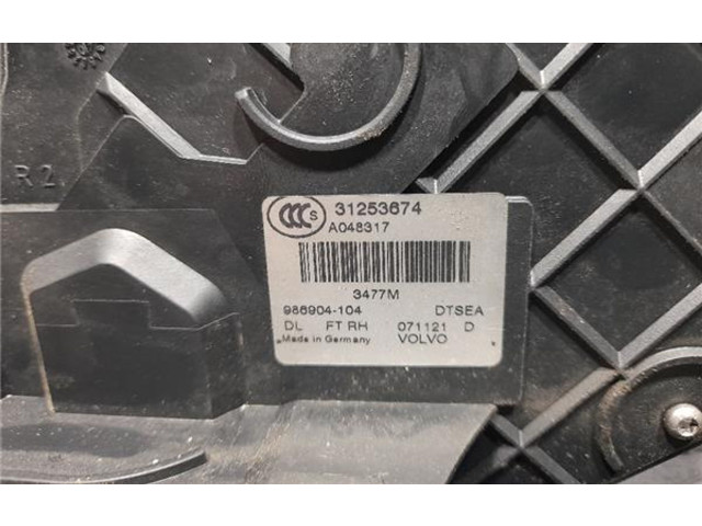 Pojistková skříňka Мотор замка 31253674   Volvo XC70 2000