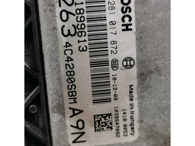 Řídící jednotka 0281017872, 4C4280SBM Fiat Doblo 2011