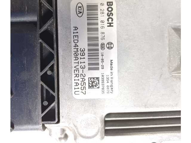Блок управления двигателя 391132A557, 0281016876   KIA Ceed